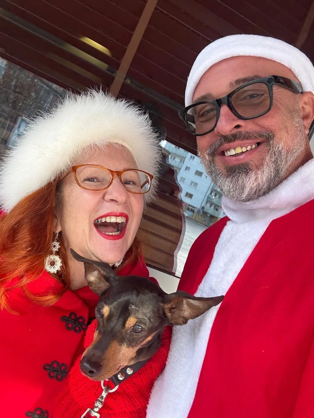 Gemeinsamer Weihnachtsmoment
